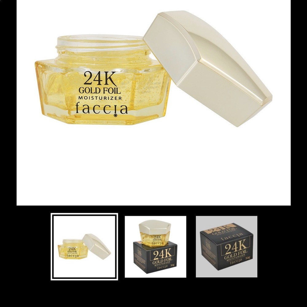 Faccia 24k gold face moisturizer NEW, sealed